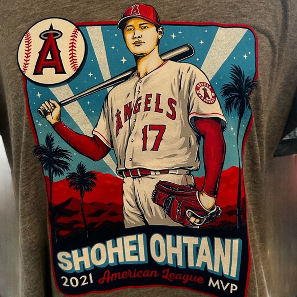Angels Gray Shohei Ohtani Tee - Picture 3 of 7